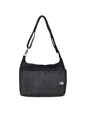 PACSAFE ANTI‑THEFT CROSSBODY BAG – RFID SAFE – BLACK – 15" × 10" × 4"